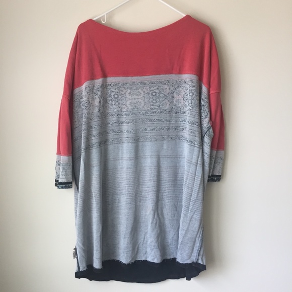 FREE PEOPLE Combo Steppin Out Shift Dress Size L - Picture 4 of 6